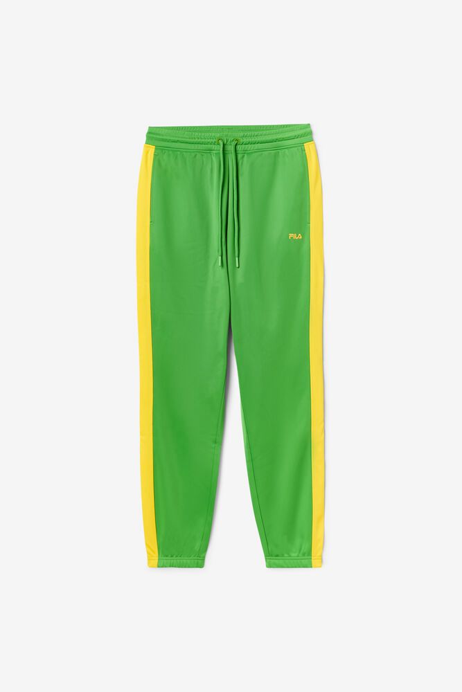 Fila Pants Mens Green - Brazil Track - Philippines 3061875-QX